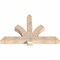 Ekena Millwork Redmond Smooth Timber Gable Bracket, Douglas Fir, 60"W x 40"H x 5 1/2"D x 5 1/2"F, 16/12 Pitch GBW060X40X0606RED00SDF - alternate 5